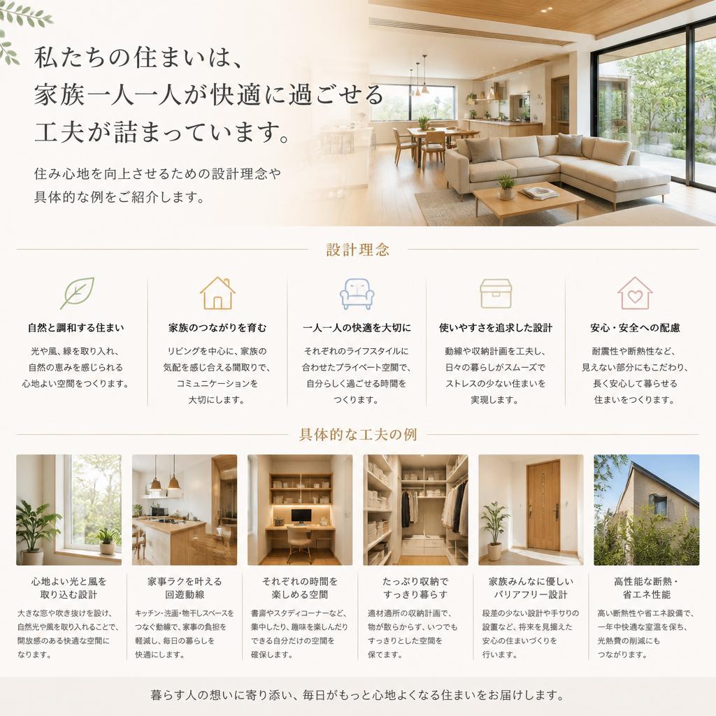 住み心地のこだわり
