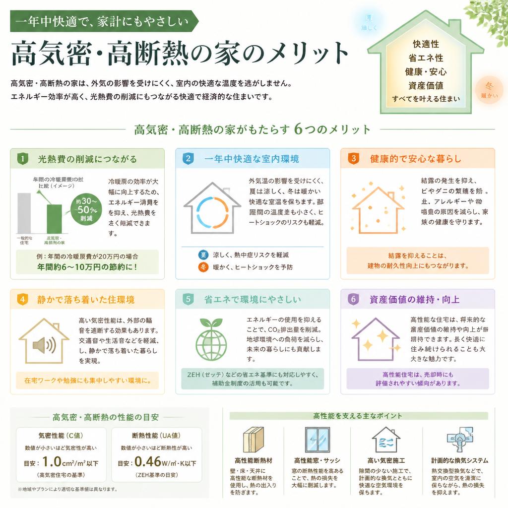 高気密高断熱の「安心感」