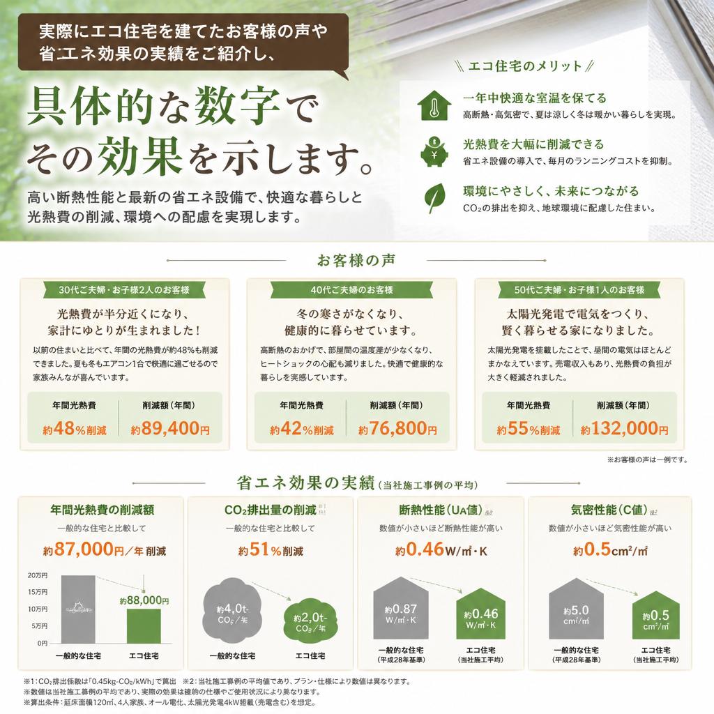 省エネ効果の実績