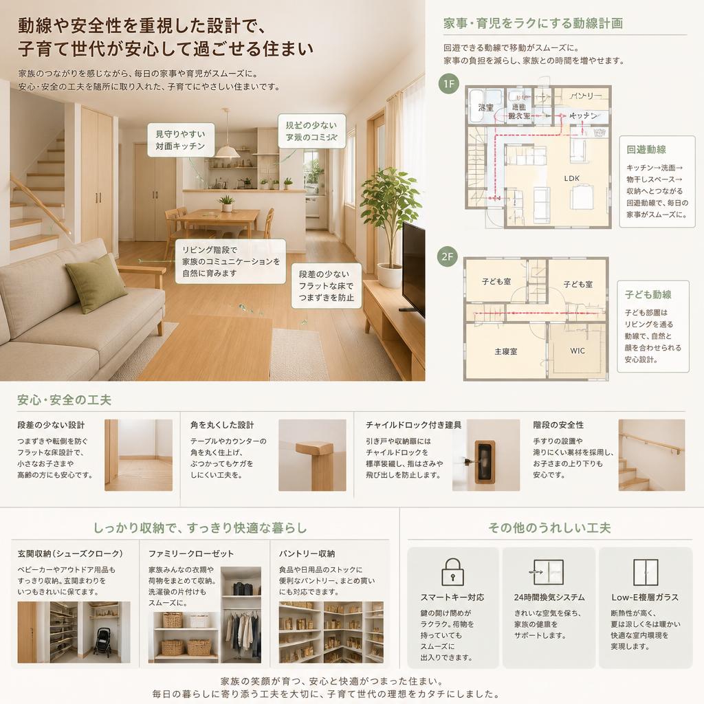 子育て世代を支える設計