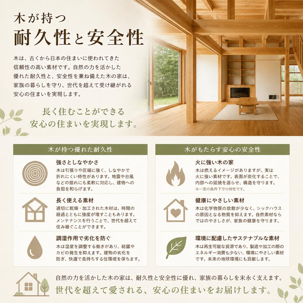 木の家の安心感