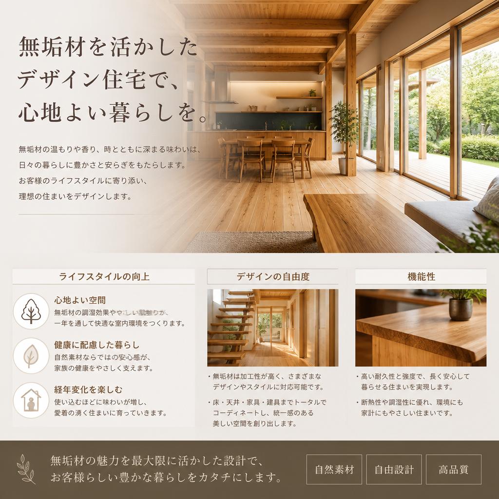 デザイン住宅のメリット