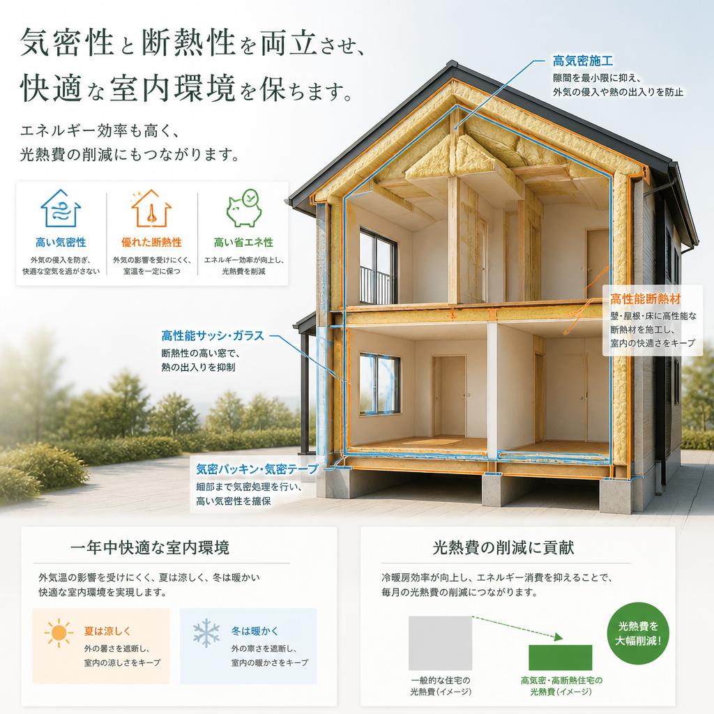 高気密・高断熱の技術力
