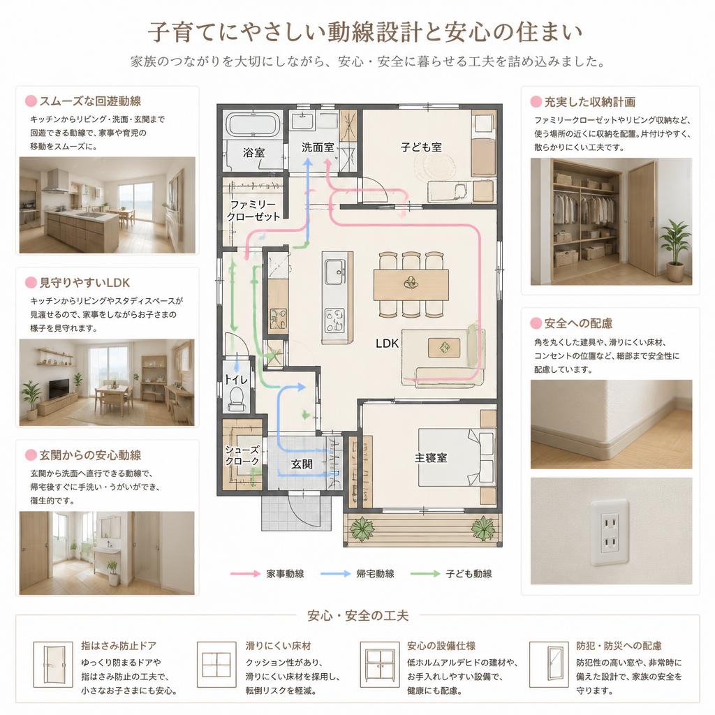 子育て世代を支える家づくり
