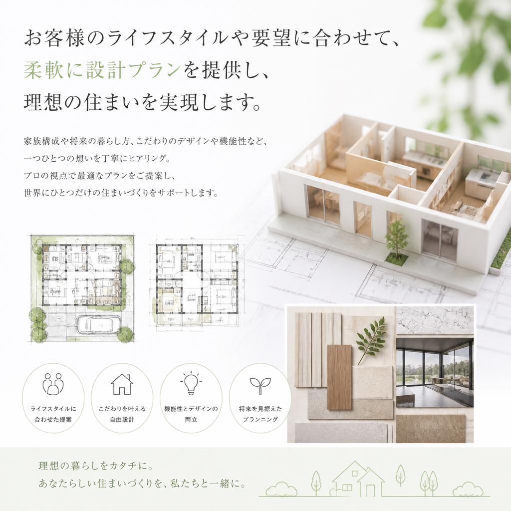 多様なニーズに対応した設計